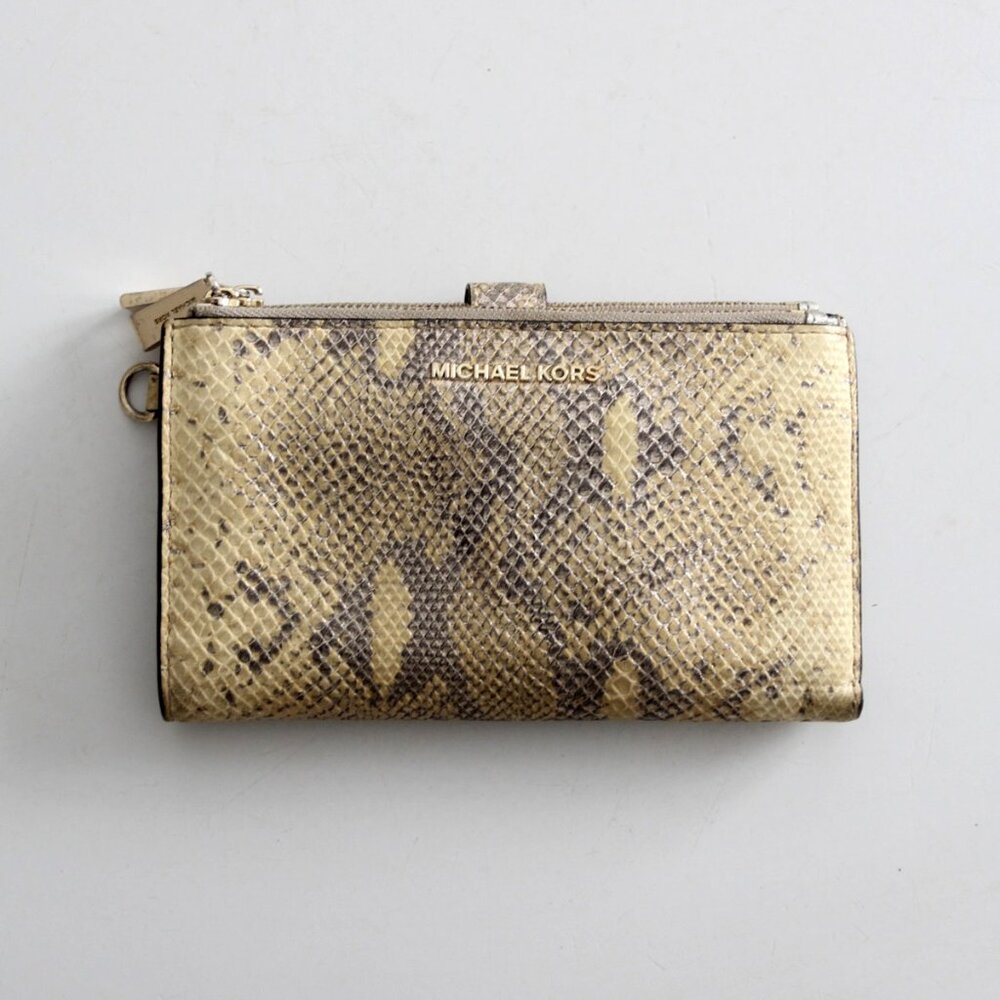 Michael Kors Python Embossed Leather Wallet - image 2